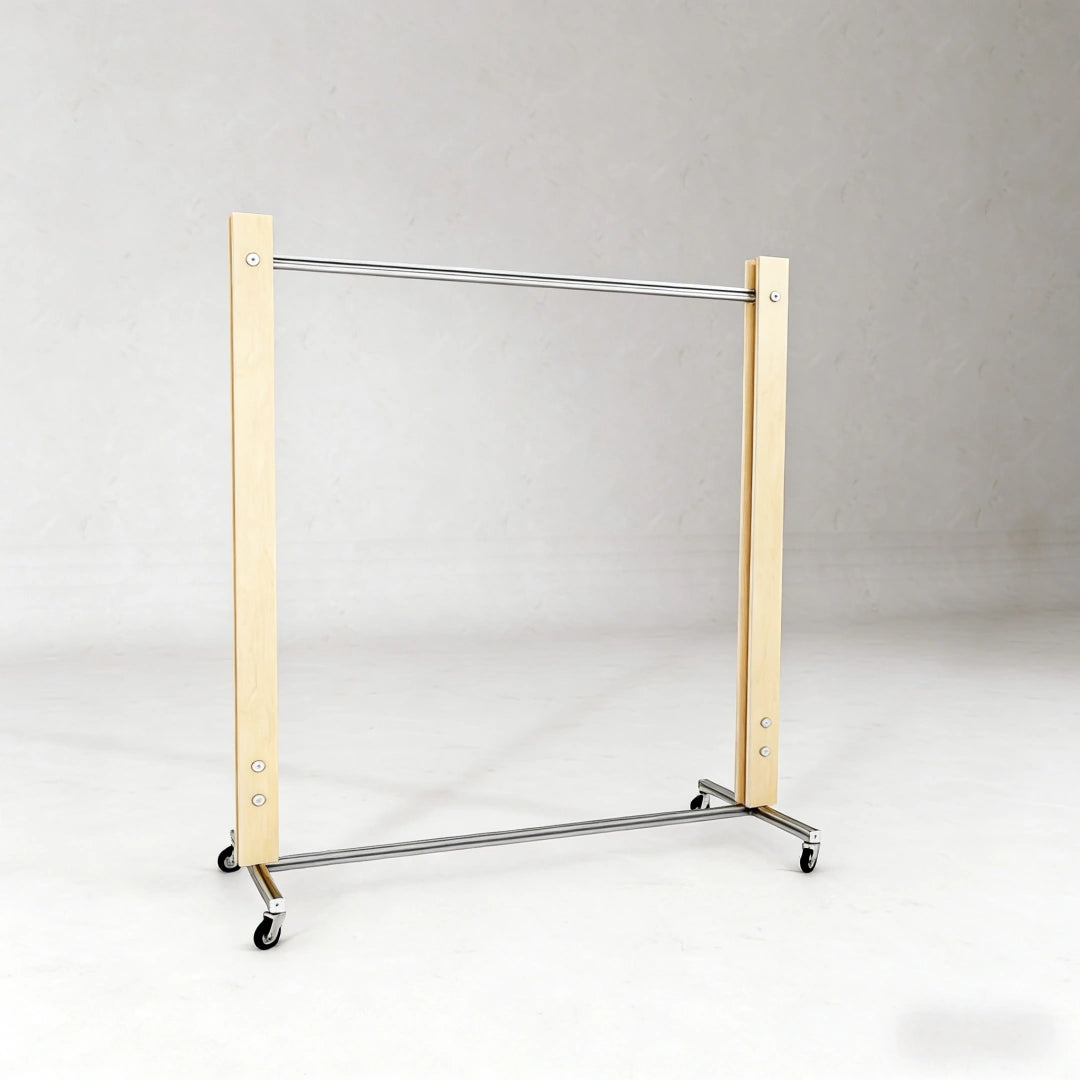 Mobile Industrial Garment Rack